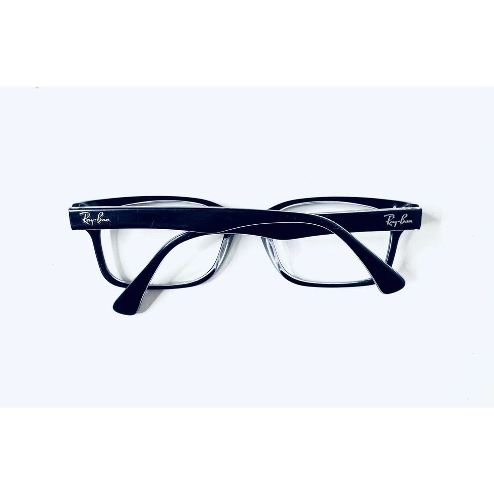Rayban Black Clear Rectangular Glasses - image 8